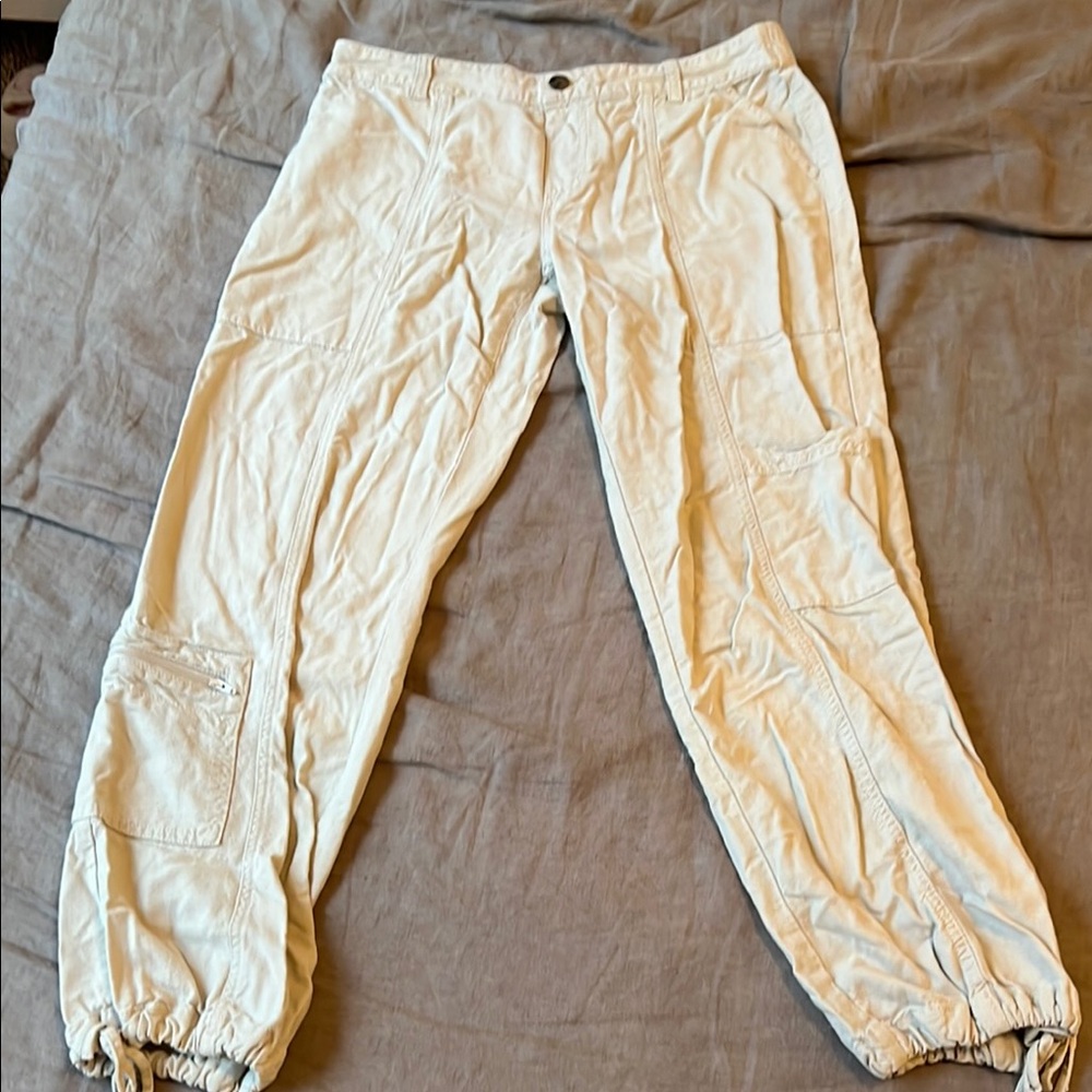 Sincerely Jules Cargo Linen Pants